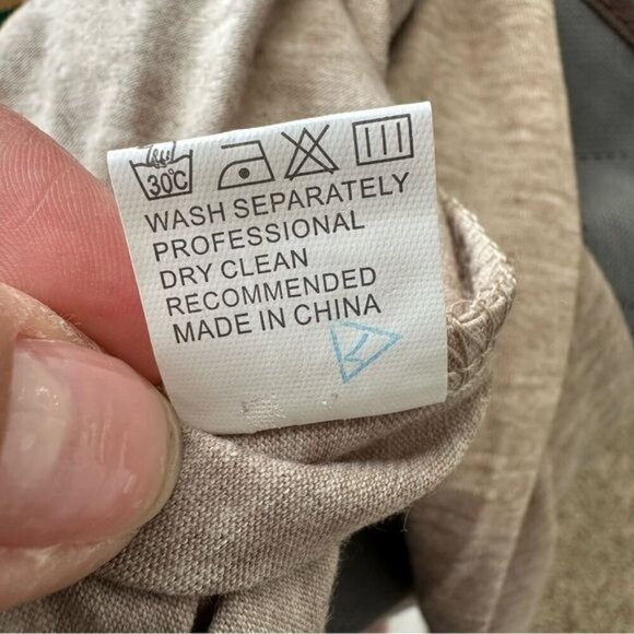 Anna Kaci ANALIA MINI DRESS Tan Size Small - Picture 9 of 14